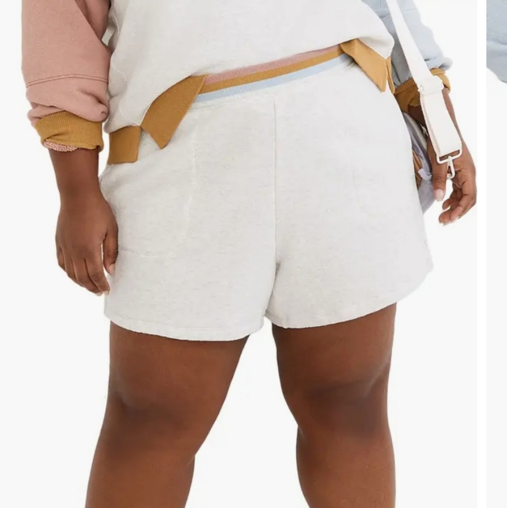 Madewell MWL Airyterry Stitched Pocket Sweat Shorts Size 3x